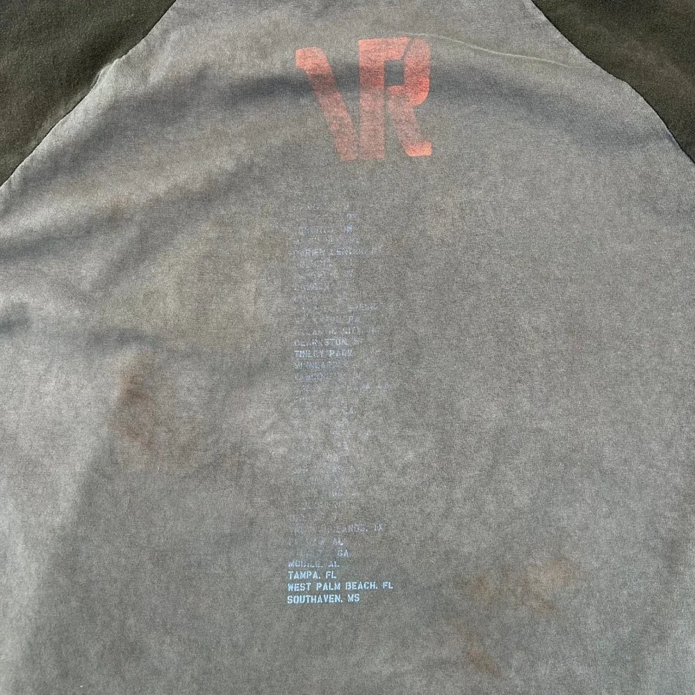Vintage Velvet Revolver Graphic Tour Tee Mens XL 3/4 Baseball Sleeve Faded Shirt